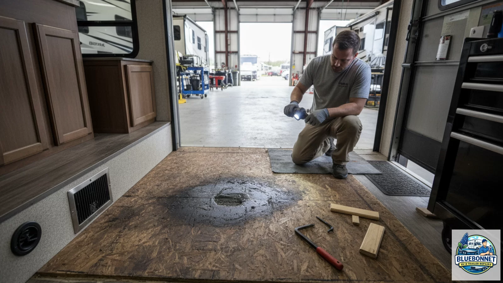 Signs an RV Soft Floor May Involve More Than the Visible Spot