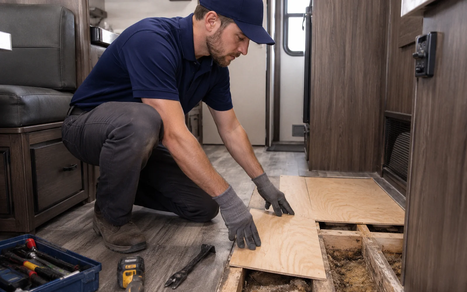 RV floor repair article