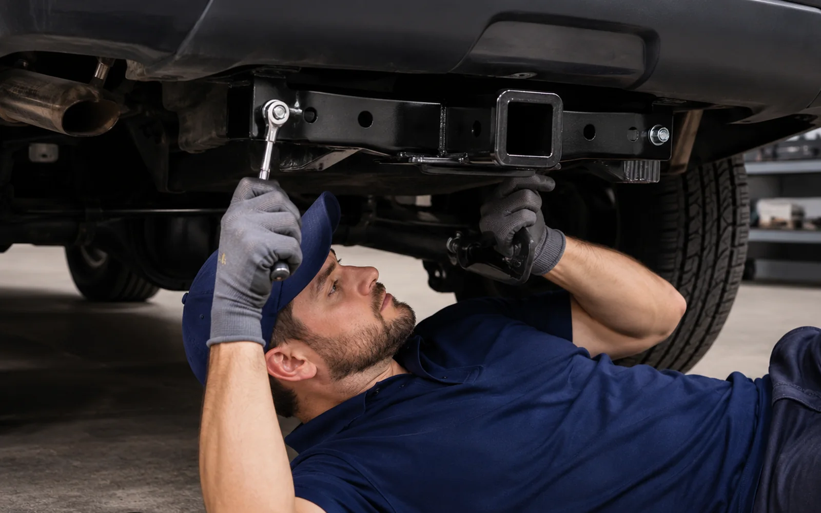 Hitch and towing article